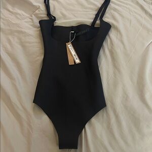 SKIMS Body Zoned Open Bust Brief Bodysuit NWT